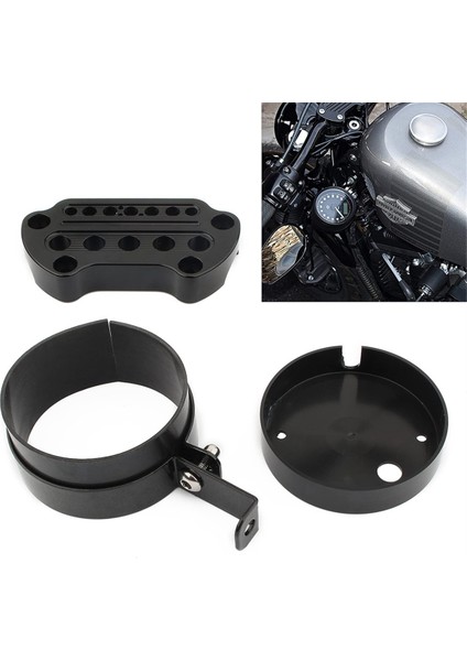 Yan Montaj Hızölçer Yer Değiştirme Braketi, Harley Sportster Için Gidon Kelepçeleri Kiti 883 1200 Demir 48 Roadster 72 (Yurt Dışından) modelleri