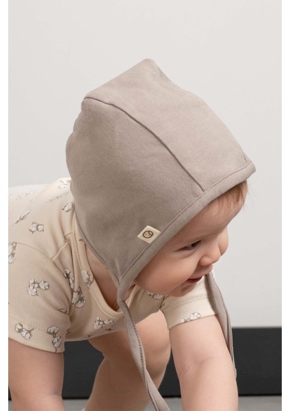 Organik Pamuk Ingiliz Şapka Bebek Vintage Kahve modelleri