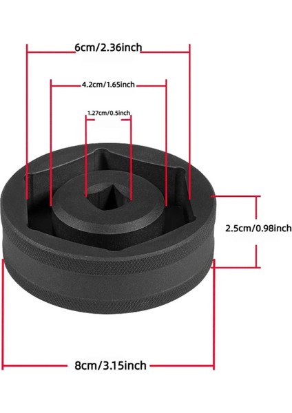 Arka Tekerlek Aks Somunu Soket Aracı 60MM Manuel Araç Motosiklet Modifikasyonu Için Tekerlek Somunlarını Çıkarır (Yurt Dışından) fırsatları