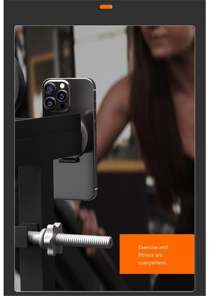 Çift Taraflı Telefon Holde Katlanabilir 360 ° Dönen Stand Güçlü Mıknatıs ve Parmak Kavrama Suppor Gümüş (Yurt Dışından) modelleri
