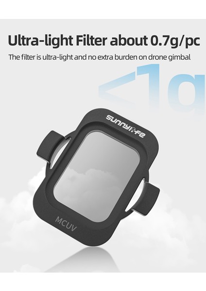 Sunnylife Mcuv Filtre Drone Filtresi Avata 2 Filtre Crossover Filtresi Için Çok Yönlü Uygun Pratik Accessoiler (Yurt Dışından) fırsatları