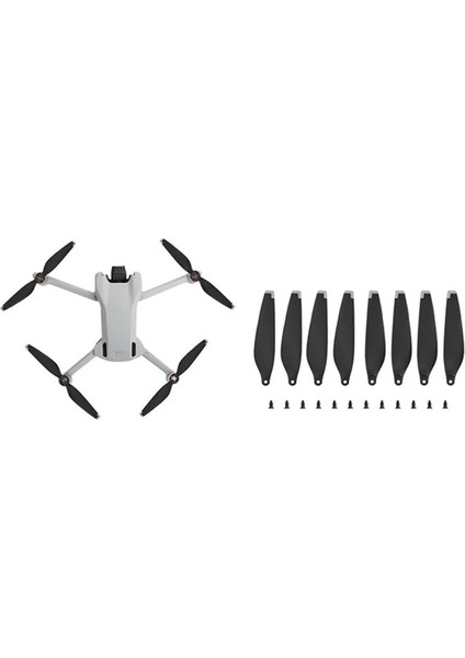 Djı Mini 3 Pro Propeller Için 6030F Blade Dersler Hafif Kilo Drone Aksesuarları Gümüş Edge Siyah (Yurt Dışından) indirimleri