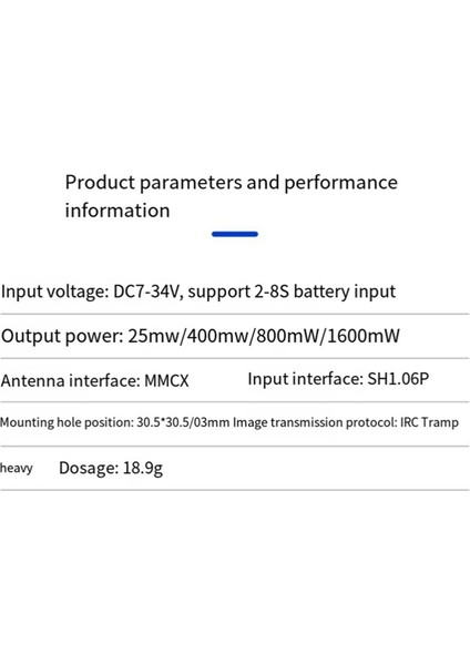 4.9g 1.6W Fpv Vtx Verici 25MW/400MW/800MW/1600MW Uzun Menzilli Fpv Drone Rc Drone Için Yüksek Güçlü Vtx (Yurt Dışından) fırsatları