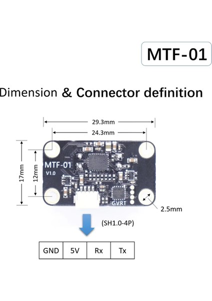 Mtf-01 Micoair Optik Akış ve Lidar Sensör Modülü Iha Inav Inav Için (Yurt Dışından) indirimleri
