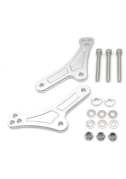 Kawasaki Için ZX25R ZX4R 2023+ Motosiklet Bırakma Bağlantıları Çerçeve Gövde Bağlantı Desteği Arka Kol Süspansiyonu 25MM Gümüş (Yurt Dışından)