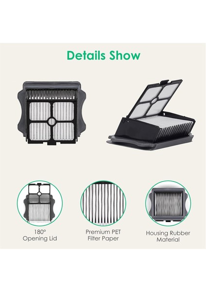 Tineco Ifloor 3, Floor One S3, Floor One S5, Floor One S5 Pro Kablosuz Islak Kuru Elektrikli Süpürge Parçaları Için Hepa Filtre Değişimi (Yurt Dışından) modelleri