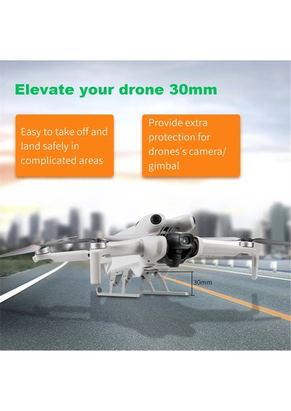 Djı Mini 4 Pro Drone Landing Dişli Destek Bacak Gimbal Kamera Lensi Artan Çarpışma Karşıtı Koruma Braket Drone (Yurt Dışından) fırsatları