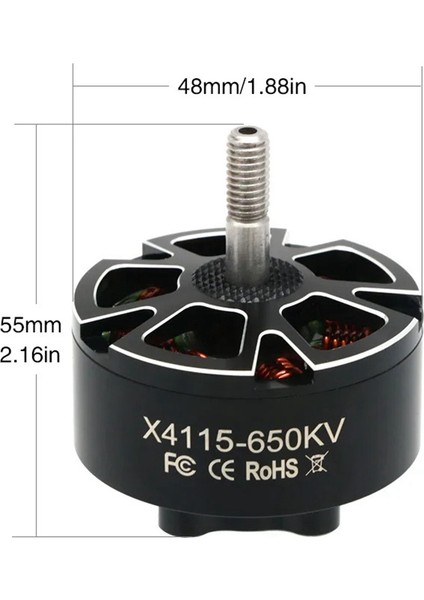X4115 650KV Fırçasız Motor 3-8s Drone Motoru Rc Multirotor Quadcopter Fpvest Freestyle Drone Parçaları Için (Yurt Dışından) indirimleri