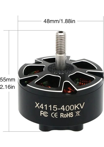 X4115 400KV Fırçasız Motor 3-8s Drone Motoru Rc Multirotor Quadcopter Fpvest Freestyle Drone Parçaları Için (Yurt Dışından) indirimleri