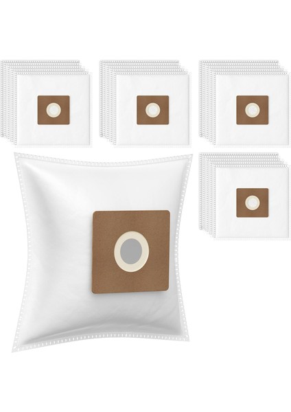 Eureka NEN170 Torbalı Elektrikli Süpürge ve Vakumlu Toz Torbaları ile Uyumlu 20'li Paket NEN170 Elektrikli Süpürge Torbaları (Yurt Dışından)