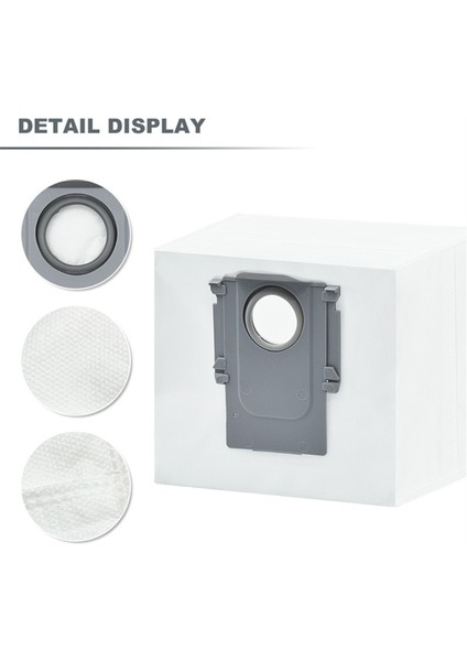 Roborock S8 Pro Ultra, S8+, S7 Maxv Ultra/max Ultra, Robot Süpürge 2,5 L Süpürge Torbası Yedek Parçaları Için 6'lı Paket Toz Torbası (Yurt Dışından) indirimleri