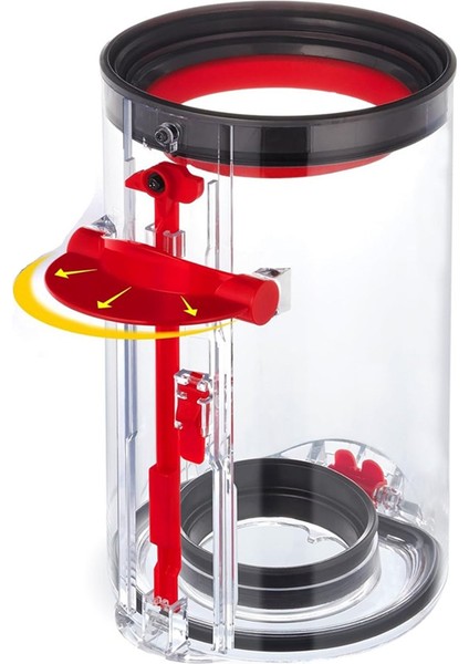 Dyson V10 SV12 Elektrikli Süpürge Haznesi Için Geliştirilmiş Hazne, Dyson Parça No. 969509-01 Için Büyük Toz Haznesi Yedeği (Yurt Dışından)