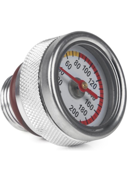 M20X1.5 Motosiklet Yağ Göstergesi Yağ Sıcaklık Gösterge Motoru Sıcaklık Gösterge Aksesuarları Haojue Için TR300 X350 Gümüş (Yurt Dışından)