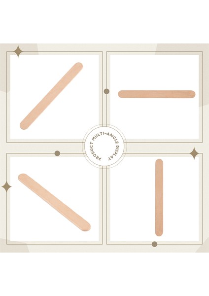 [100 Adet] 3,6 Inç Çok Amaçlı Ahşap Dondurma Çubukları, El Sanatları, Dondurma, Ağda, Ağdalama, Dil Bastırıcı Ahşap Çubuklar (Yurt Dışından)