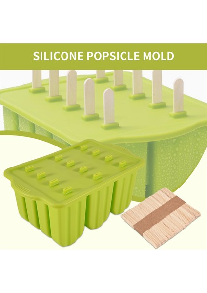 Silikon Popsicle Kalıbı, Popsicle Dondurma Yapımı Için Dondurulmuş Popsicle Kalıp Üreticisi, 50 Adet Popsicle Çubuğu ve Popsicle Poşeti (Yurt Dışından) fırsatları