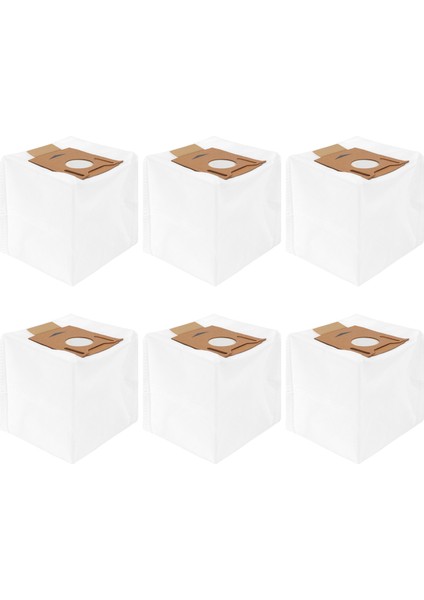 Ecovacs Deebot Ozmo T8 / Aivi / Max N8PRO / T9 / T9MAX Robot Süpürge Toz Torbası Parçaları Için 6 Adet (Yurt Dışından)