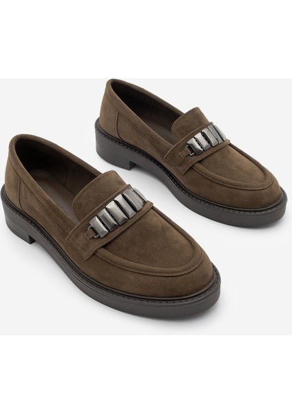 Kadın Loafer Makosen Tokalı Günlük Ayakkabı Vilyum modelleri