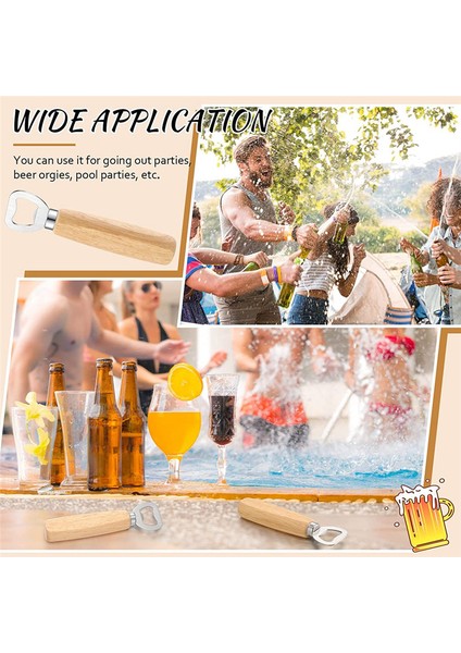 20 Adet Paslanmaz Çelik Şişe Açacağı Barmen Ahşap Bira Açacağı Elma Şarabı Açacağı Ahşap Saplı Şişe Açacağı Kendin Yap (Yurt Dışından) modelleri