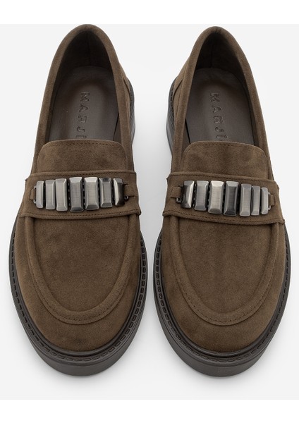 Kadın Loafer Makosen Tokalı Günlük Ayakkabı Vilyum fırsatları