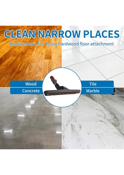 Dyson Elektrikli Süpürge Plastik Tel Fırça Başlığı Sert Zemin Fırçası V6 V7 V8 V10 V11 Aksesuarları ve Adaptör ile Uyumlu (Yurt Dışından) indirimleri