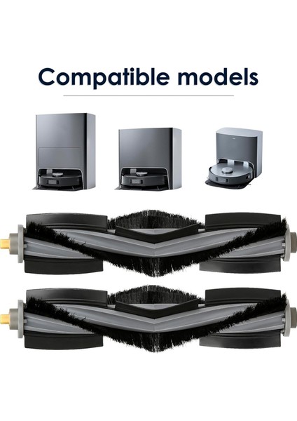 Ecovacs Deebot X1/ X1 Omni/ X1 Turbo/ X1 Pro OMNI/T10/T10 OMNI/T10 PLUS/T20/T20 Omni Elektrikli Süpürge Parçaları Için 4 Adet Rulo Fırça (Yurt Dışından) indirimleri