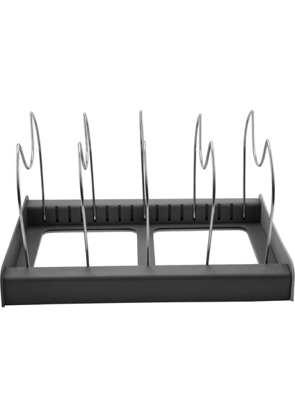 7 Bölücü Paslanmaz Çelik Mutfak Tencere Kapağı Tutucu Genişletilebilir Tava Düzenleyici Raf Çekmece Tipi Ayarlanabilir Mutfak Eşyaları Düzenleme (Yurt Dışından)