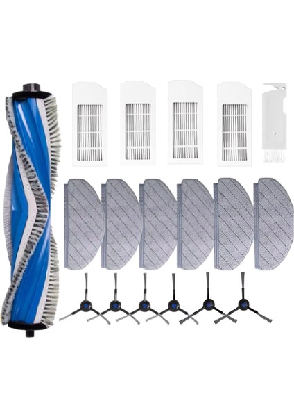 Ecovacs Deebot N20 PLUS/N20/N20 Pro Plus Robot Süpürge Ana Yan Fırça Hepa Filtre Paspas Bezi Pedleri Yedek Parçalar Için Uygundur (Yurt Dışından)