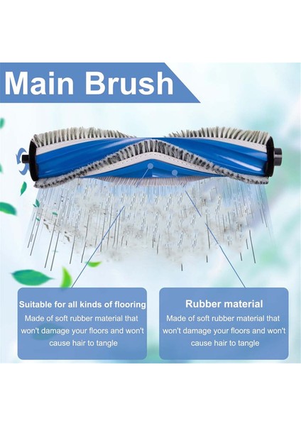 Ecovacs Deebot N20 PLUS/N20/N20 Pro Plus Robot Süpürge Ana Yan Fırça Hepa Filtre Paspas Bezi Pedleri Yedek Parçalar Için Uygundur (Yurt Dışından) fırsatları