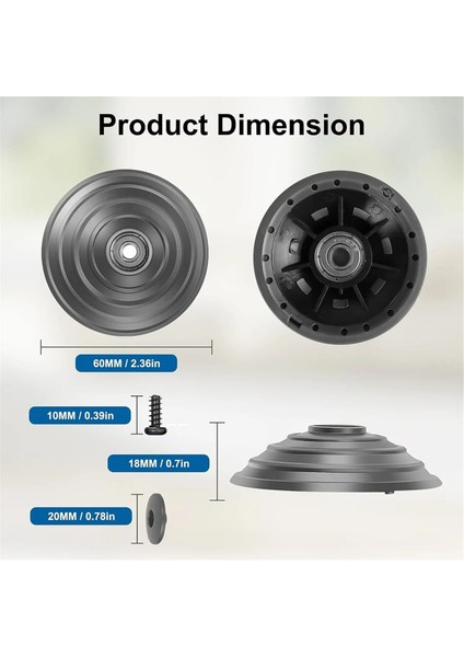 Dyson V10 V11 V15 Elektrikli Süpürge Için V-Top Tekerlekler 100W Doğrudan Tahrikli Temizleyici Başlık Tekerleği Yedek Aksesuar Parçaları (Yurt Dışından) fiyatları