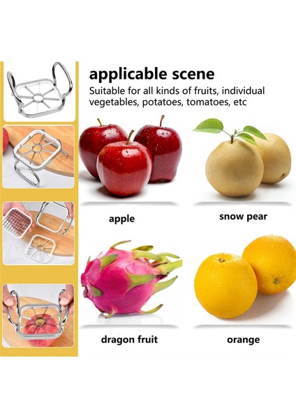 Paslanmaz Çelik Talaş Kesici, Patates Kesici 5 Farklı Bıçak Şekliyle Çok Yönlüdür, Patates Dilimleyici, Dilimleyici (Yurt Dışından) modelleri