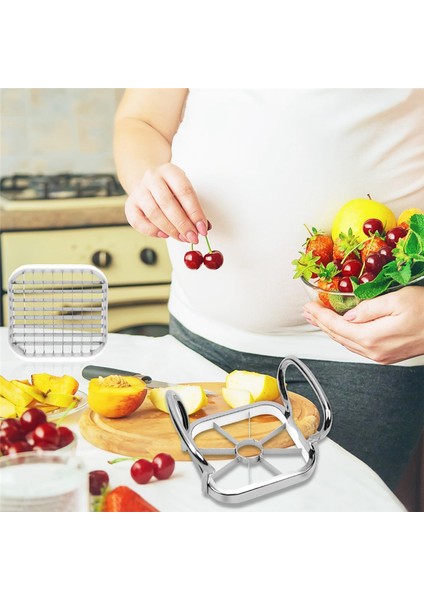 Paslanmaz Çelik Talaş Kesici, Patates Kesici 5 Farklı Bıçak Şekliyle Çok Yönlüdür, Patates Dilimleyici, Dilimleyici (Yurt Dışından) indirimleri