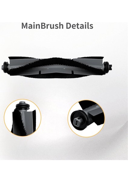 Aırrobo T20+ Robot Süpürge Aksesuarları Ana Yan Fırça Hepa Filtre Paspas Bezi Toz Torbası Aksesuarları (Yurt Dışından) indirimleri