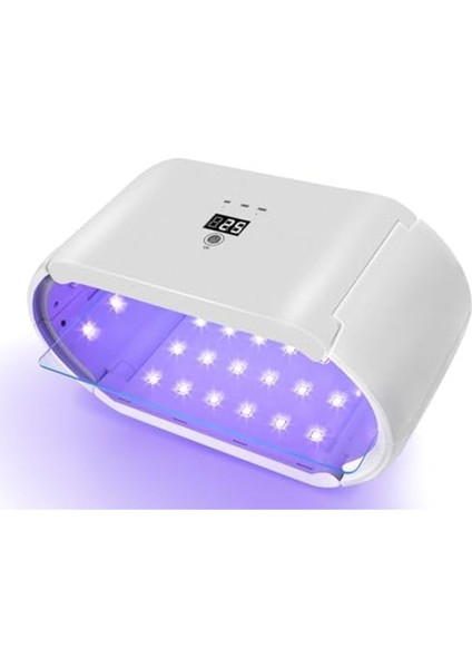 Reçine Için Geliştirilmiş Uv Işığı - Dijital Ekranlı Zamanlayıcılı Çift Taraflı 48 LED Uv Reçine Işığı, Katlanabilir Uv Reçine Kürleme Ab Fişi (Yurt Dışından)