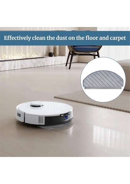 Ecovacs Deebot N20 Pro Plus / N20 / N20 Plus Robot Süpürge Için Mikrofiber Paspas Bezi Yedek Parçaları (Yurt Dışından) modelleri