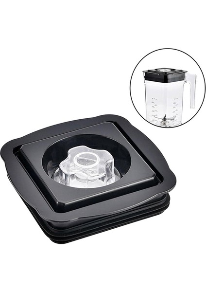 Kare Blender Bardak Kapağı Kolay Kullanımlı Blender Bardak Kapağı Kolay Temizlenebilir Blender Bardak Kapağı Meyve Sıkacağı Için Plastik Malzeme (Yurt Dışından) indirimleri