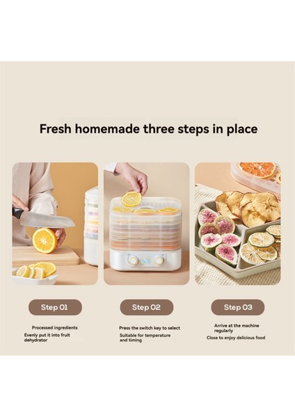 Katmanlı Akıllı Elektrikli Gıda Kurutma Makinesi 360° Sıcak Hava Kurutma Meyve Sebze Kurutma Makinesi Kuru Sığır Eti Jerky B Ab Fişi (Yurt Dışından) indirimleri