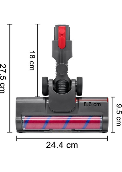 Dyson V8 V7 V10 V11 V15 Elektrikli Süpürge Silindir Başlığı Zemin Fırçası Parçaları Için Motorlu Zemin Fırçası Başlığı Aksesuarları (Yurt Dışından) indirimleri