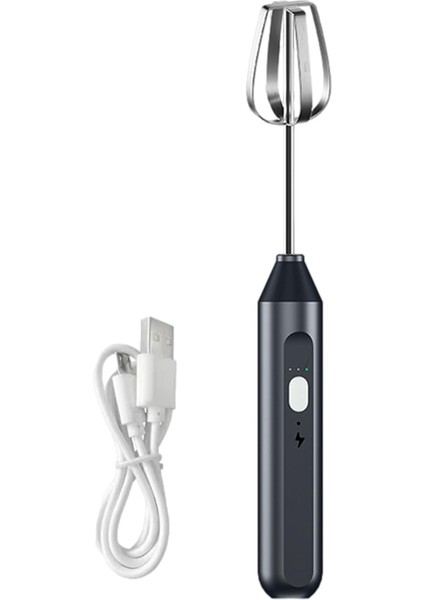Elektrikli El Mikseri, Paslanmaz Çelik Karıştırma Çırpıcı, Daldırma Blender Kablosuz El Mikseri Çırpıcı, 3 Hızlı Ayarlanabilir Köpürtücü (Yurt Dışından)