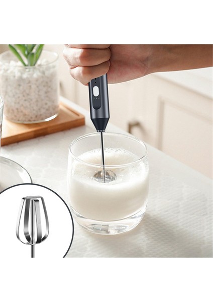 Elektrikli El Mikseri, Paslanmaz Çelik Karıştırma Çırpıcı, Daldırma Blender Kablosuz El Mikseri Çırpıcı, 3 Hızlı Ayarlanabilir Köpürtücü (Yurt Dışından) fırsatları