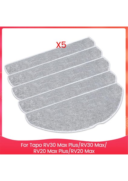 Tapo RV30 Max Plus, RV30 Max, RV20 Max Plus, RV20 Max Robot Süpürge Parçaları Için Yıkanabilir Paspas Bezi (Yurt Dışından)