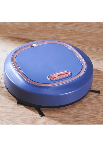 USB Kablosuz Süpürge Robotu Süpürme Paspas Ev Temizlik Robotu Zemin Halı Süpürgesi Toz Toplayıcı Mavi (Yurt Dışından) indirimleri