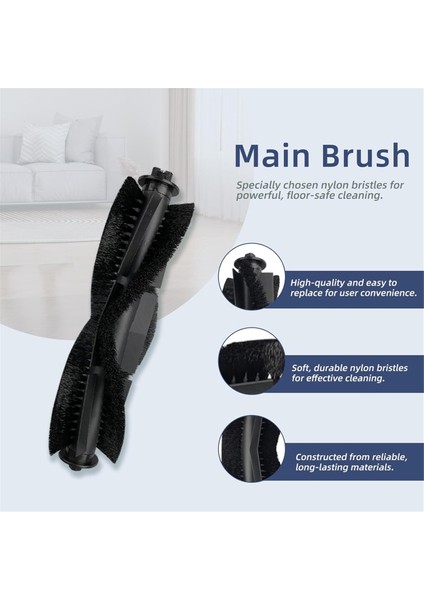 Tikom G8000 / G8000 Pro / Honiture G20 Pro Robot Süpürge Silindiri Yan Fırça Filtre Paspas Bezleri Bez Parçaları Için 18 Adet (Yurt Dışından) indirimleri