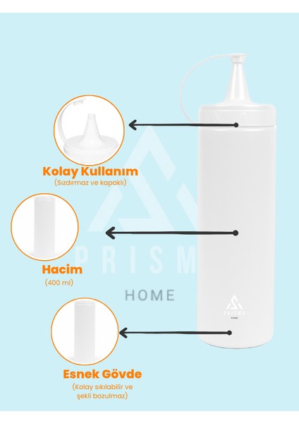 Kapaklı Sosluk, Ketçaplık – Sıkma Tip Yağdanlık ve Sos Şişesi Seti Plastik Beyaz 3 Adet ) fiyatları