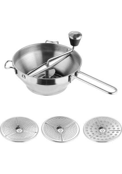 Püre Makinesi, Patates Ezici, Çelik Sebze Meyve Öğütücü Alet, Balkabağı Için Presleme Püresi, Gıda Değirmeni (Yurt Dışından)