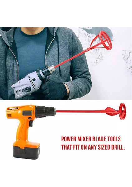 Altıgen Şaftlı Alçı Boya Karıştırıcısı Karıştırma Küreği Çubuk Elektrikli Matkap Inşaat Karıştırıcısı Macun Çimento Harçlama Aleti (Yurt Dışından) modelleri