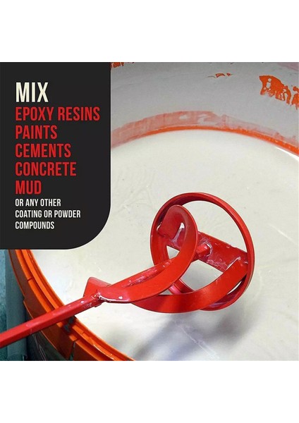 Altıgen Şaftlı Alçı Boya Karıştırıcısı Karıştırma Küreği Çubuk Elektrikli Matkap Inşaat Karıştırıcısı Macun Çimento Harçlama Aleti (Yurt Dışından) fırsatları