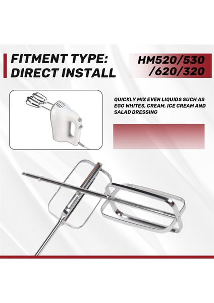 KHM926 Kenwood HM520/TEFAL El Mikseri Elektrikli Mikser Yedek Parçası Shake'ler Için Yumurta Çırpıcı/çırpıcı (Yurt Dışından) indirimleri