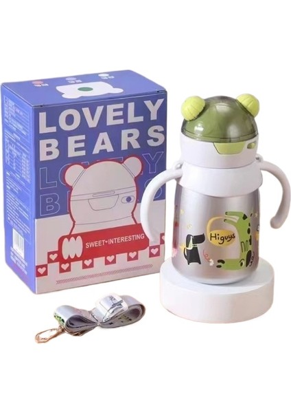 Çocuk 316 Yalıtımlı Su Isıtıcısı Termos Bardak Sıcak Su (Yurt Dışından)