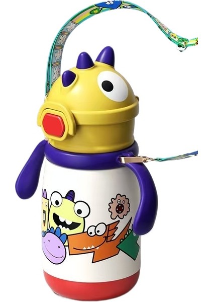 Çocuk 316 Yalıtımlı Su Isıtıcısı Termos Bardak Sıcak Su (Yurt Dışından)