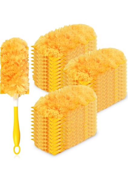 Swiffer Toz Bezi Yedekleri Için 30 Paket 360 Toz Bezi Yedekleri, Görev Toz Bezi Seti Tek Kullanımlık Toz Bezi Yedekleri 1 Saplı Turuncu Sarı (Yurt Dışından)